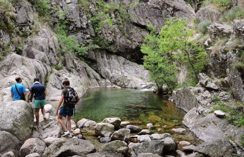 De rivier Besorgues