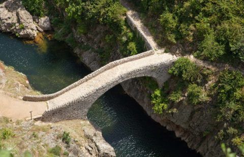 The Pont du Diable in Thueyts